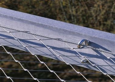 ステンレス鋼ワイヤー ロープのフェルールの網の黒/銀優秀な熱抵抗